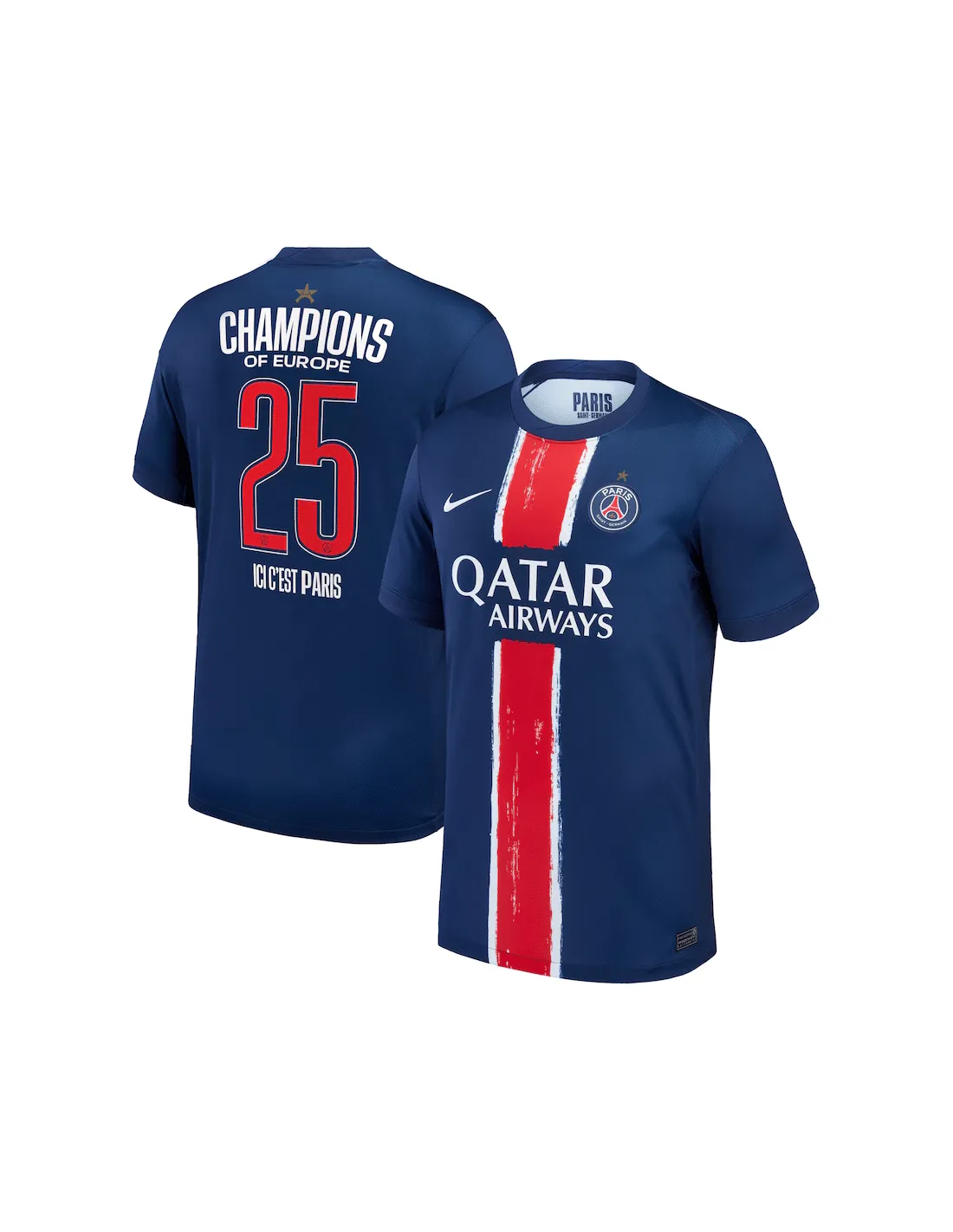 MAILLOT PSG DOMICILE 1 ETOILE 2024-2025
